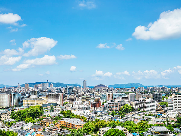福岡県福岡市南区塩原にあるおゆプロの所在地をイメージする風景画像